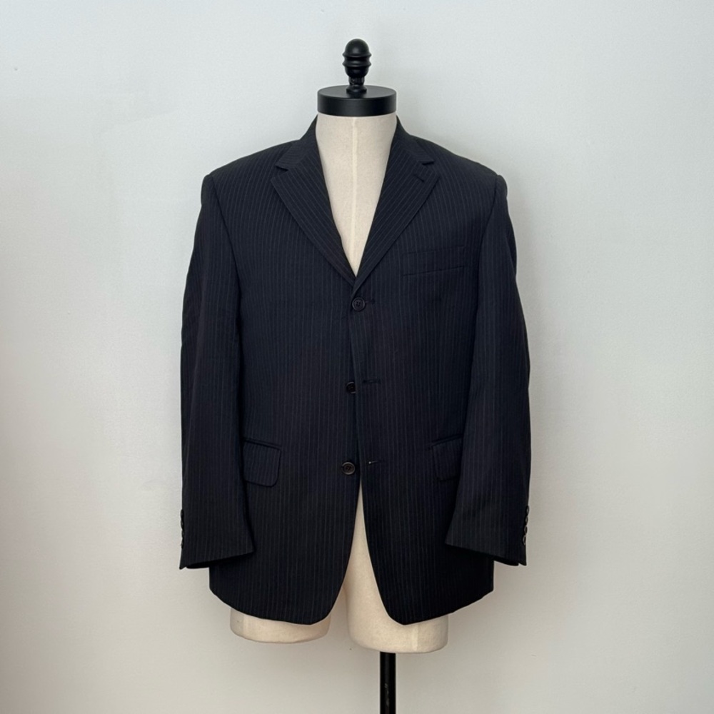 Tommy Hilfiger charcoal grey pinstripe suit